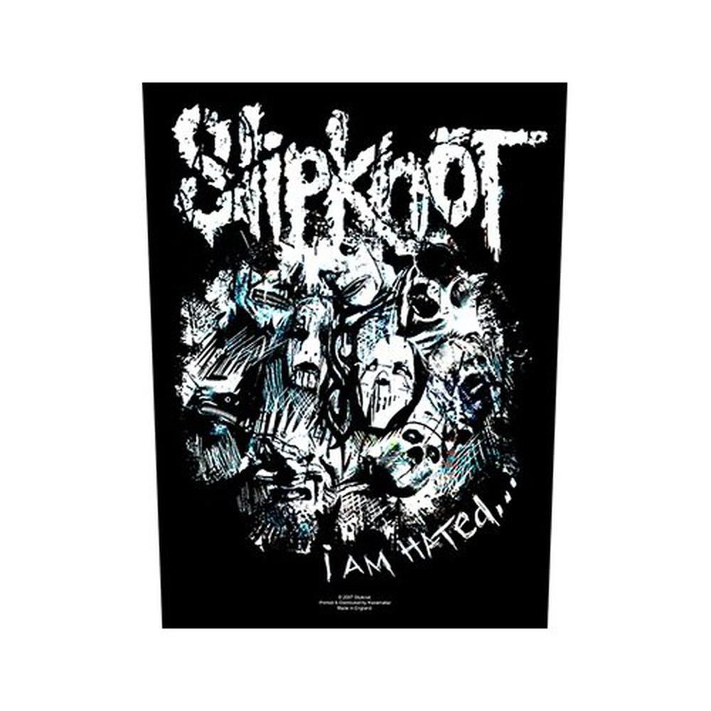 Slipknot - I Am Hated Rugpatch - Zwart